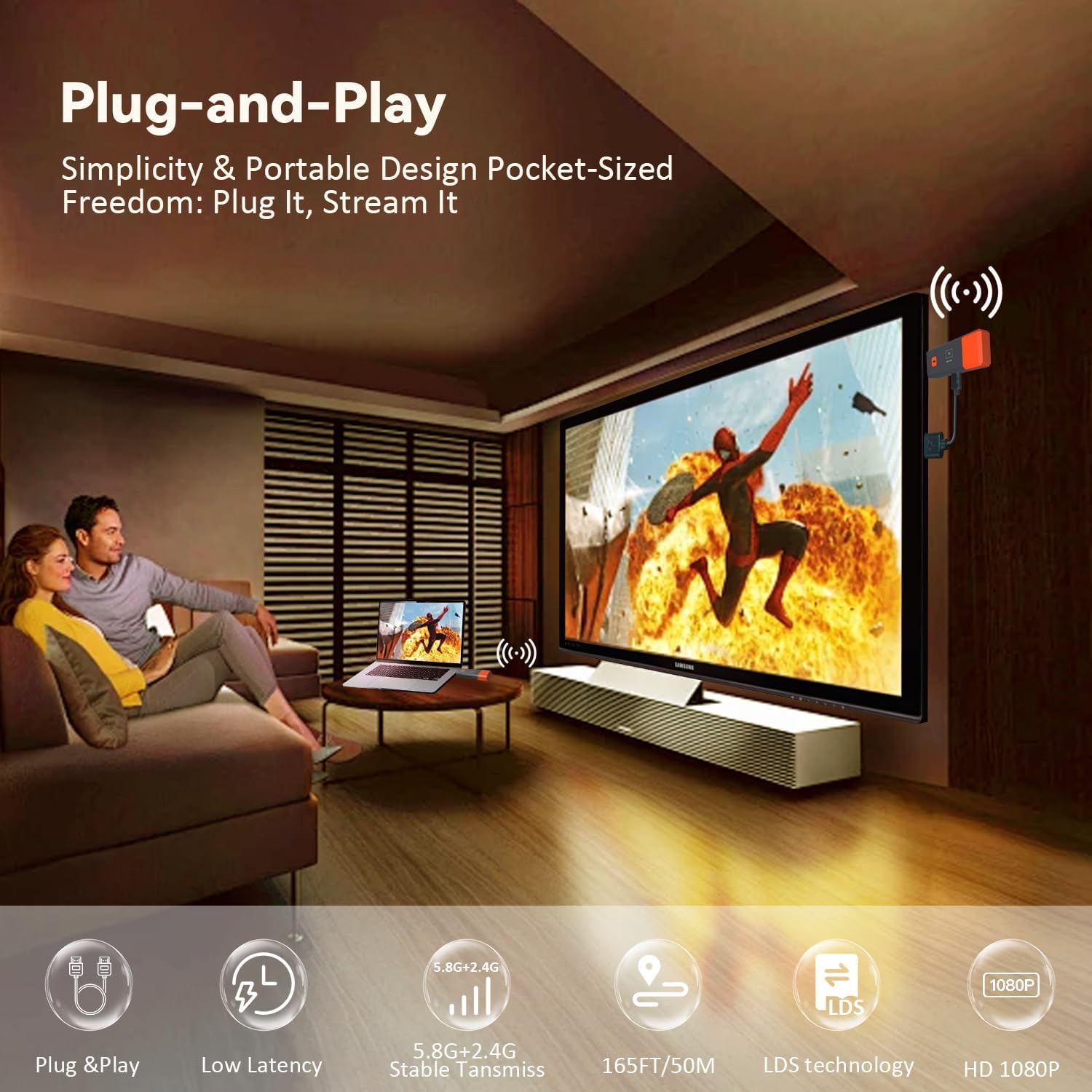 Transmissor de vídeo de transm - Hdmi Cable avaliação e preço